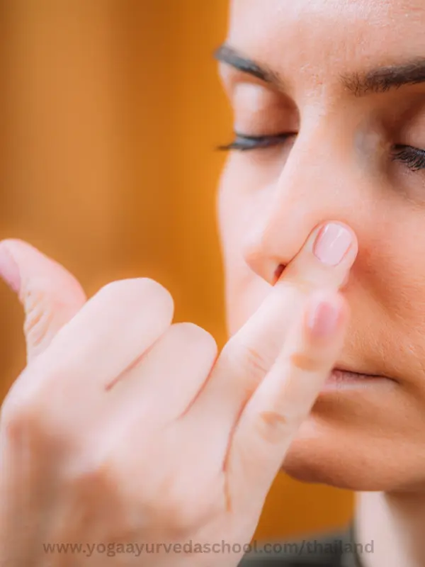 Pranayama class in 300 hour yoga teacher training course bangkok thailand